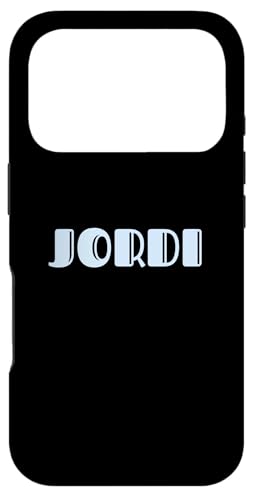 First Name Jordi Vintage Art Deco Light Blue/Lavender Font �X�}�z�P�[�X iPhone 17 Pro �p