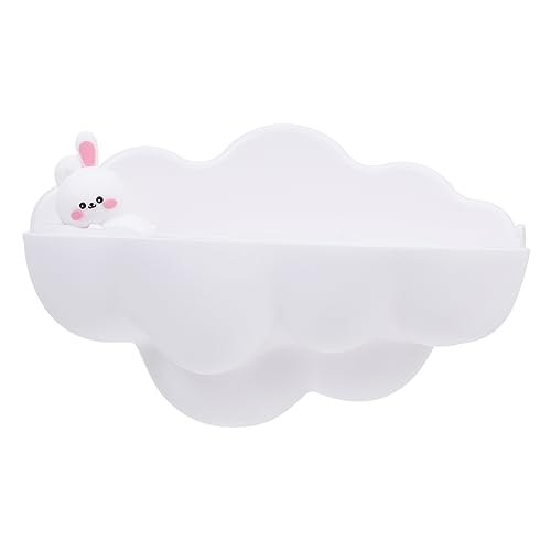 PRETYZOOM Bath Tray Holder for Boys and Girls Wall Mounted Rack Non-Slip Easy to Clean for Bathroom