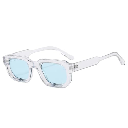 Lunettes de soleil pour femmes tendances verres bleus anti-éblouissement UV400