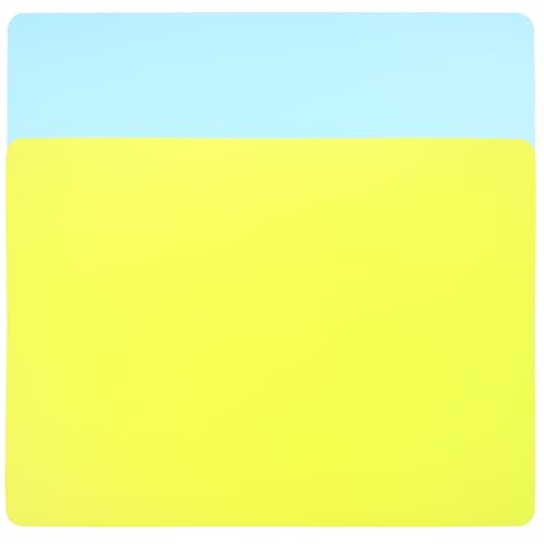 Toddmomy 2pcs Silicone Feeding Fun for Plates Lunch and Dining Babies Spill Mats Dinning Table