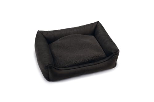 Beeztees Uma - Orthopädisches Hundebett - Anthrazit - 80x60x22 cm