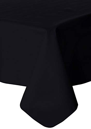 Fairfax Collection Galaxy Heavyweight Vinyl Tablecloth, 54-Inch x 15 Yard Roll, Black