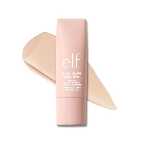 Image of e.l.f. Halo Glow Skin Tint SPF 50, Tinted Moisturizer For Light, Buildable Coverage, Creates A Natural Glow, Vegan & Cruelty-Free, 3 Fair Cool