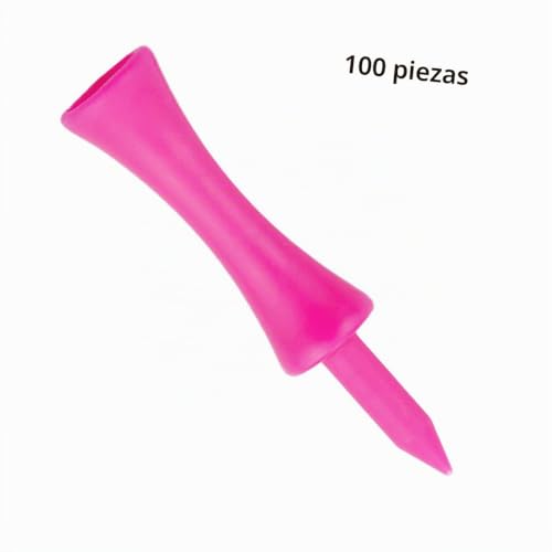 Miniatura 6 de Zivisk Tee De Golf Plástico 100 Piezas Rosa 57mm