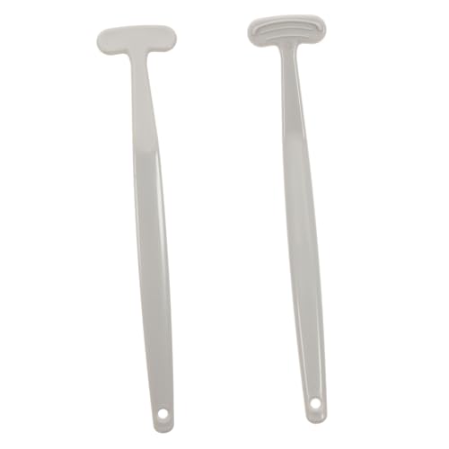 WOFASHPURET 2Pcs Brush Ergonomic Portable Oral Care for Fresh Breath and Mouth Cleaning Extra Wide Scraping Head for Easy Scraping