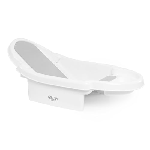 Cosco Kids, Banheira Fold Up, Branca e cinza