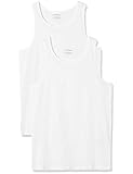 Marca: Jack&Jones JACK & JONES Jacbasic Tanktop 2 Pack Camiseta sin Mangas, Blanco White, Large (Hombre