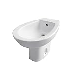 bidet ceramica azzurra ✅MATERIAL DE CALIDAD: Bidé fabricado en cerámica blanca de alta calidad que garantiza durabilidad y resistencia al uso diario