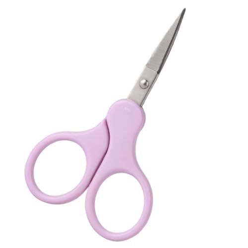 Beatifufu Eyebrow Scissors Mini Scissors Beauty Tool Eyebrow Trimmer Stainless Steel