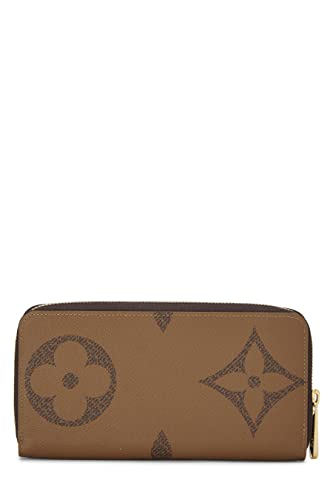 Pre-Loved Monogram Reversed Giant Zippy Continental, Brown3