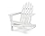 POLYWOOD AD4030WH Classic Outdoor Adirondack Chair, White