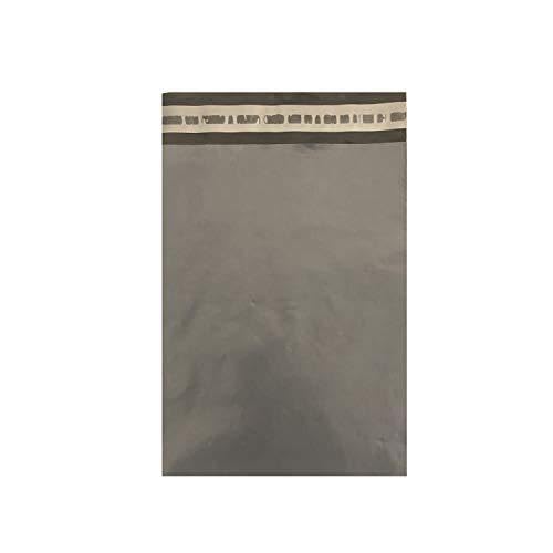 AKAR Strong Grey Poly Mailing Bags Envelopes Bags Small Size Plastic Polythene Packing Packaging Mail Sacks (12" x 16" - Pack of 500)