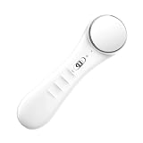 YARNOW Ionoforesi Apparecchio per Pulizia del Viso Elettrico Vibrazione e Idratazione, Dispositivo di Bellezza Antirughe in Abs+pc per Trattamenti Viso a Casa