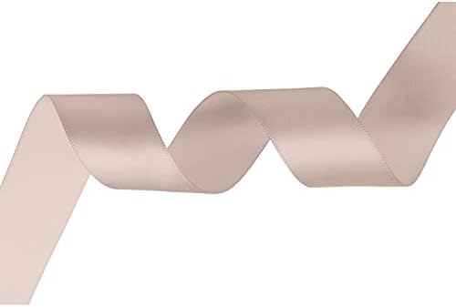 WedDecor Baby Blue Ribbon for Gift Wrapping, 23mm x 10 Metres Double Sided Polyester Satin Ribbon Roll for Christmas, Wedding, Crafting, Hair Bow, Sewing, Birthday Cake Decoration