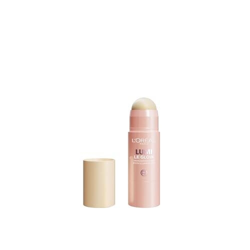 L'Oréal Paris Lumi Le Glow Stick, Multi-Use Highlighter Stick, Radiant Satin Finish, Non-Sticky, Glitter-Free