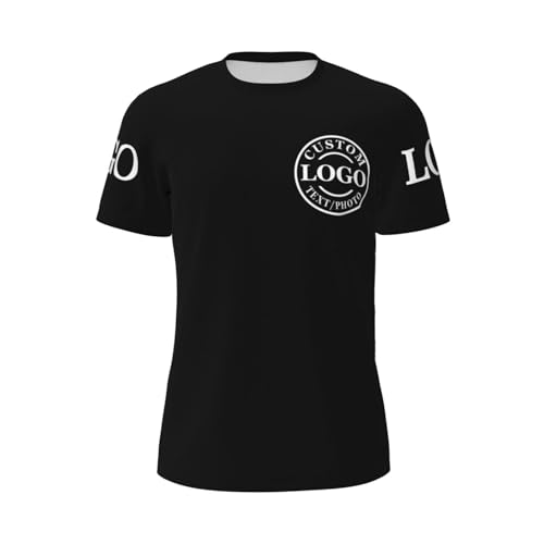 Custom T Shirts for Men Custom Tshirts Design with Text Logo Image Personalized Tshirt Customized T Shirt Front Back2