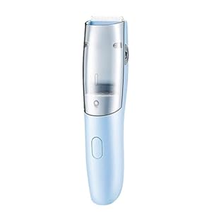 Camidy Baby Hair Clippers, Electric Hair Clipper with Vacuum for Baby IPX5 Waterproof Cordless Vacuum Hair Cutter Trimmer for Baby Children Infant