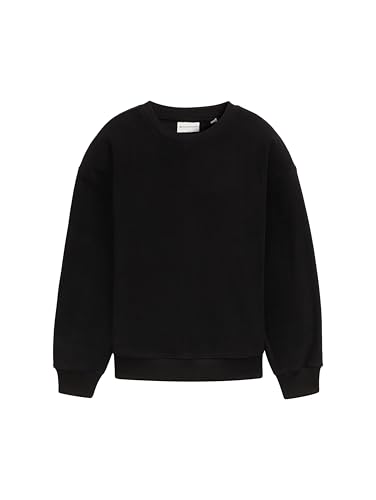 Sweat-shirt surdimensionné Tom Tailor pour garçon en polaire douce