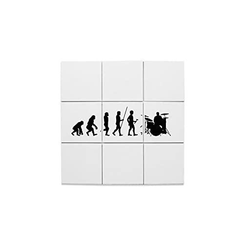 Carreaux céramique musique pour décorer un studio de batterie rock
