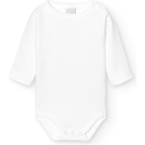BABIDU Abierto Hombro, Body Unisex Bebé, Blanco (White), 12 Meses