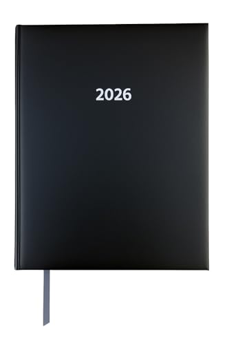 2026 ADINA Buchkalender A4 1 Tag auf 1 Seite auch sonntags schwarz