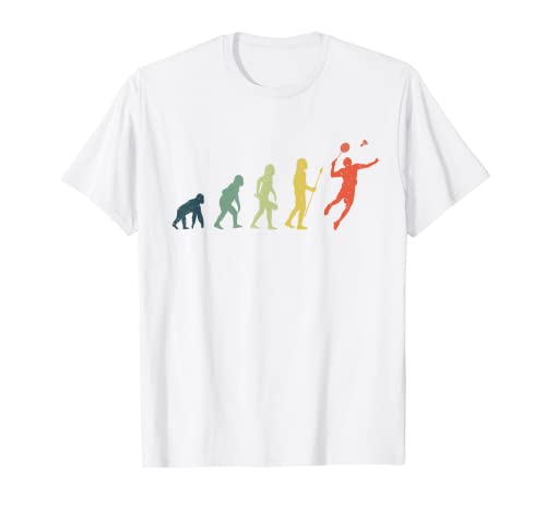 Badminton Grafica Badminton Giocatore Volano Sport Smash Maglietta