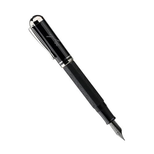 Stylo-plume classique encre à piston pour écrire sans ratures ni pannes d'encre