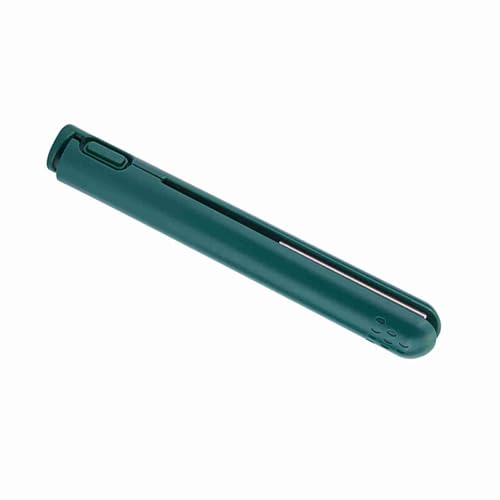 TARSHYRY Hair Straightener, Flat Iron Curling Iron In One Fast Heating 2 In 1 Hair Straightener Curling with Ceramic Technology Flat for Less Frizz, Shinier (Green)