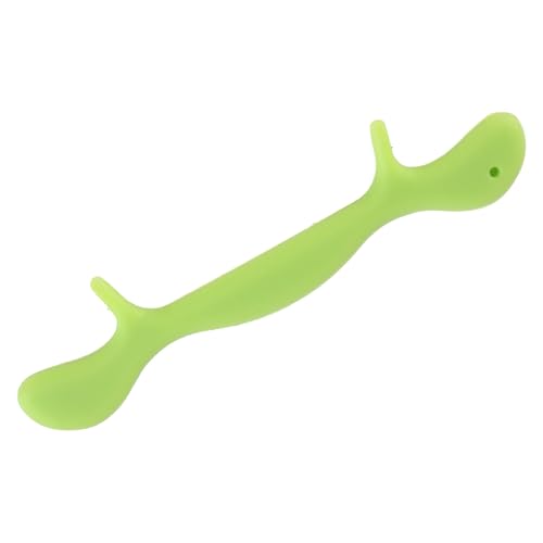 GOOHOCHY Silicone Lip Trainer and Mouth Muscle Tightener Green Facial Exerciser for Expression Practice and Speech Clarity Training Anti-wrinkle Beauty Tool