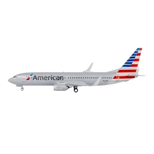 Modelo de avión B737-800 escala 1:200 kit de exhibición plateado el regalo ideal para pilotos