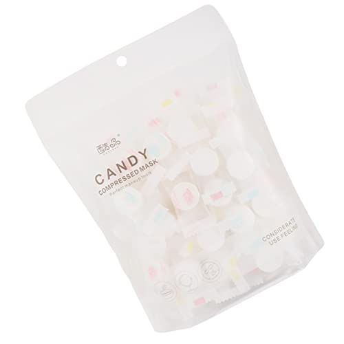 Beavorty 100 Piezas Facial Comprimida Comprimido Cuidado De La Cara Facial a Granel Faciales Para Mujeres Comprimida Tela No Tejida