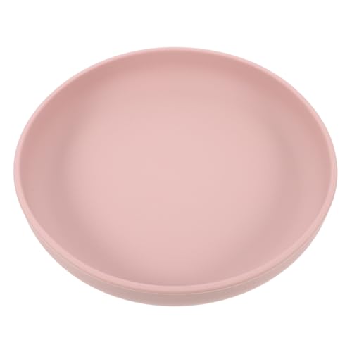 HOUDERCO 防溢シリコンプレート 吸盤付き 高齢者 障がい者向け 食事用器具 こぼれ防止設計 食べやすいシリコン皿 高齢者自立支援用食器