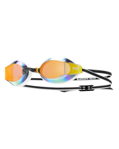 Image of TYR Adult Black Ops 140 EV Goggles - Racing Performance Swim Goggles | Low Profile Drag Reduction | 140-Degree Peripheral View | Durafit Silicone Gaskets | 4 Removable Nosebridges
