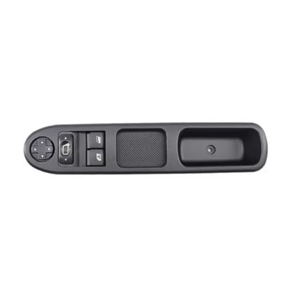 Interrupteur lève-vitre gauche 6554.QC de haute longévité pour habitacle Peugeot 207 finitions