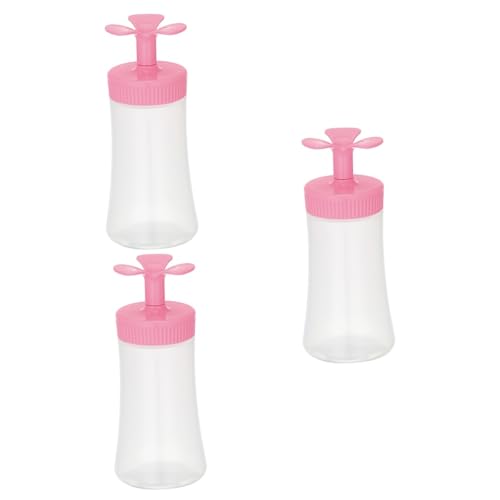 DECHOUS 3pcs Squeeze Bottles for Ketchup Mustard Condiment Bottles Set Salad Dressing Sauce Dispensers Leakproof