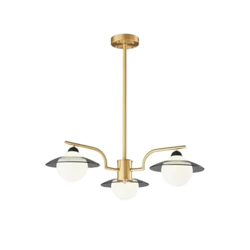 Lustre LED Nordique Pour Salle à Manger Lampe Suspendue Moderne Boule Verre
