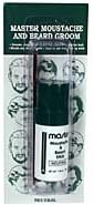 Master Mustache and Beard Groom (Neutral), grooms mustache and bear, blends in color, easy to use, push stick, wax stick, shampoo. rinse, comb, brush