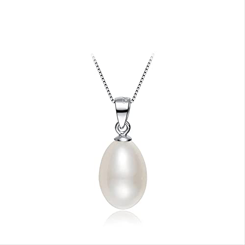 Colliers pendants de perles contre les allergies avec chaîne hypoallergénique forme goutte