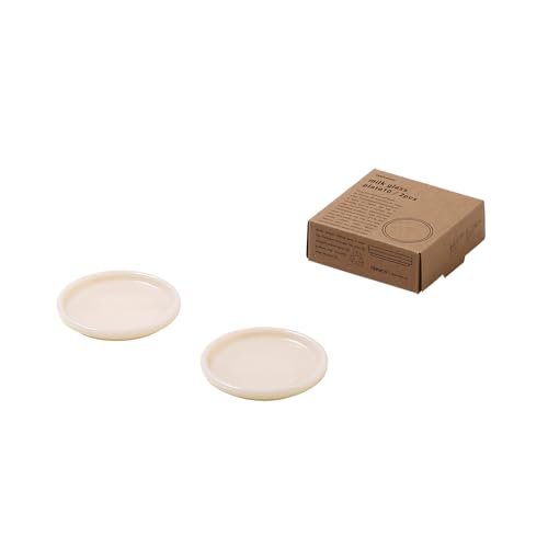 ideaco (CfAR) ~N KX H M a10?1.3cm Milk Glass plate10 / 2pcs ecru (~NKX v[g10 / 2_ GN)