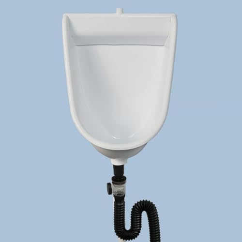 Urinarios de plástico de pared con manguera antirreflujo para inodoro exterior temporal