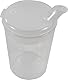 Medi-Inn+ Schnabelbecher Schabeltasse Trinkbecher 250 ml (Farbe: transparent, Öffnung: 12 x 10 mm)