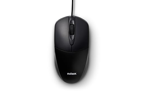 Nilox NXKMIT0011 zestaw klawiatury i myszy USB, klawiatura z włoskim układem, mysz z czujnikiem optycznym 1600 dpi, kompatybilna z systemami Windows, Linux i Mac