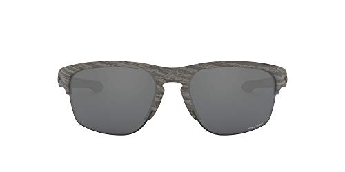 Oakley Men s OO9413 Sliver Edge Square Sunglasses, Woodgrain Prizm Black, 65 mm