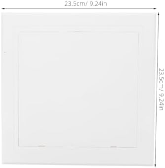 NUOBESTY Tavan revizyon kapağı, beyaz duvar kaplaması, sağlam ABS plastik revizyon kapağı, alçıpan, sıhhi tesisat, elektrik ve kablolama için, ev ofisleri için kablo geçişi - Görsel 3