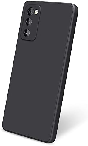 WOOZ Case compatible with Samsung Galaxy S20 FE 5G Phone Case 6.5-Inch, Slim Liquid Silicone Full Covered Soft Gel Rubber Cover (Black)