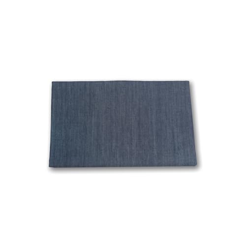 Image of BIGREAMS Unstitched Yarn Dyed Pure Cotton Denim Shirt Fabric - 58 inch Wide