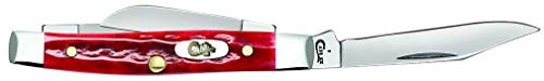Case WR XX Pocket Knife Small Stockman Pocket Worn Old Red Jig Bone Item #10305 - (6333 SS) - Length Closed: 2 5/8 Inches