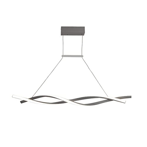Lustre LED moderne de 120 cm à intensité variable avec télécommande pour salle à manger - 2