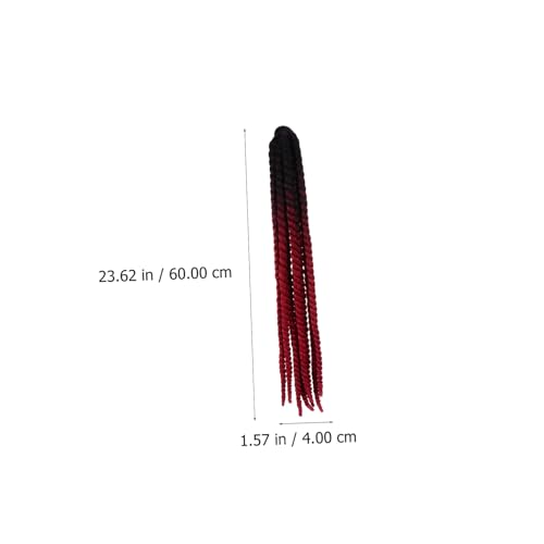 Queue de Cheval pour Casque Dreadlocks Tresse PU Accessoires Moto