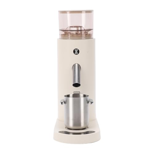 Image of Electric Coffee Grinder Optimal Grinding Speed Anti Static Rechargeable Coffee Bean Grinder for Home Use with Multiple Grind Setting for Connoisseurs and Home Baristas (685 Apricot)